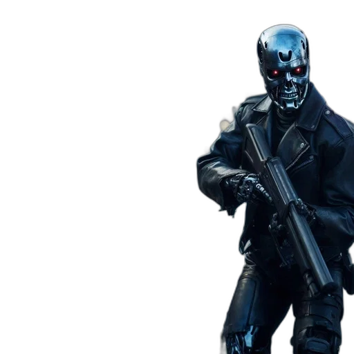 weapon, robot, jacket, mask transparent PNG cut-out