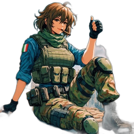 weapon, jacket, concept art, pixel art transparent PNG cut-out