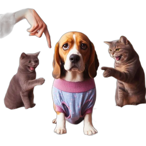 animal, staff, photorealistic, family transparent PNG cut-out