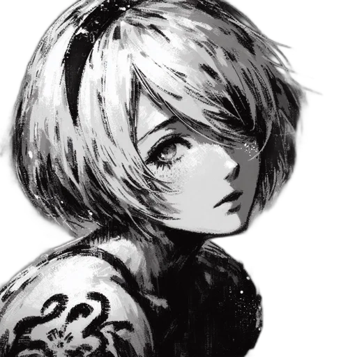 face, hair, mask, robot transparent PNG cut-out