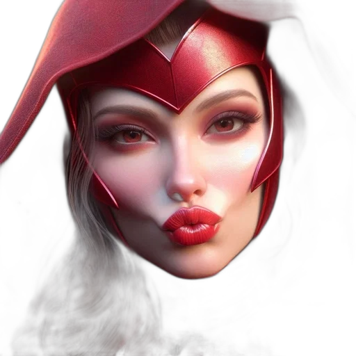 mask, face, fantasy art, photorealistic transparent PNG cut-out