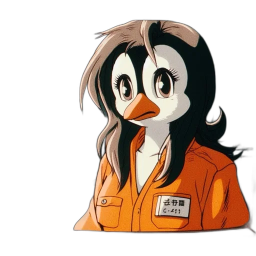 jacket, staff, animal, creature transparent PNG cut-out