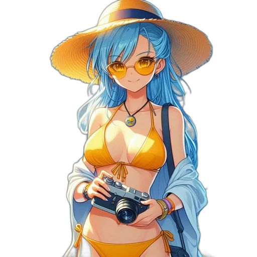 hat, staff, dress, weapon transparent PNG cut-out