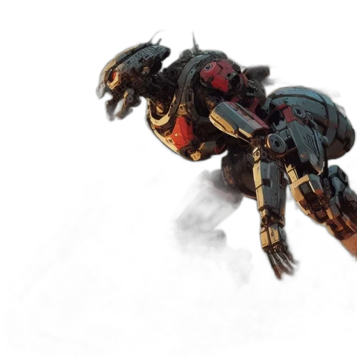 dragon, animal, creature, robot transparent PNG cut-out