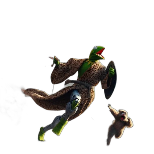animal, creature, weapon, staff transparent PNG cut-out