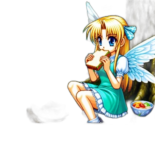 food, dragon, staff, pixel art transparent PNG cut-out