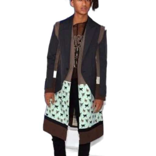 jacket, dress, umbrella, 3d render transparent PNG cut-out
