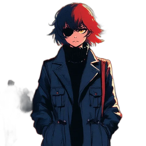 jacket, staff, mask, face transparent PNG cut-out