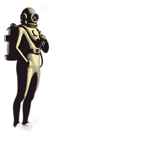 robot, jacket, staff, mask transparent PNG cut-out