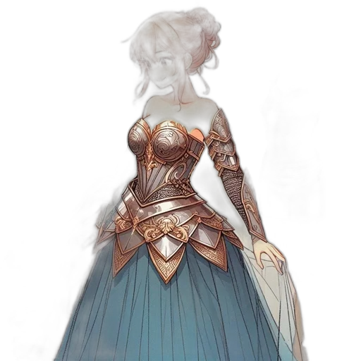 dress, sword, crown, jewelry transparent PNG cut-out