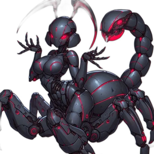 robot, creature, concept art, pixel art transparent PNG cut-out