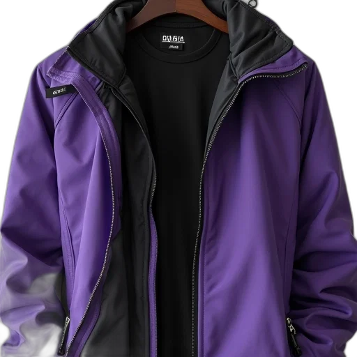 jacket, 3d render, cyberpunk, photorealistic transparent PNG cut-out