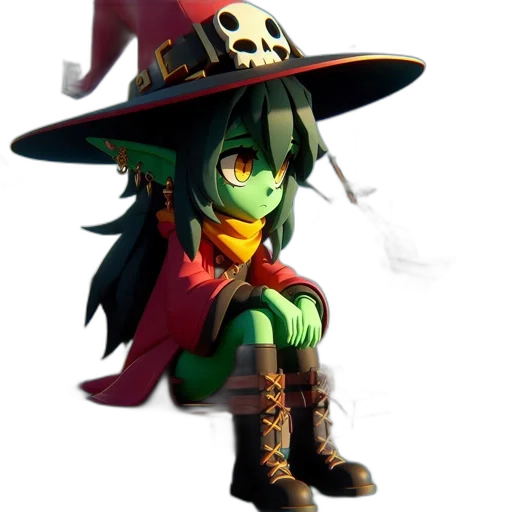 hat, staff, mask, weapon transparent PNG cut-out