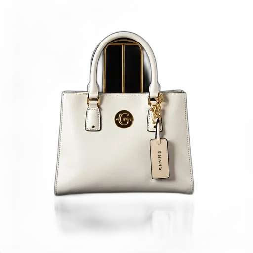 jewelry, 3d render, white, handbag transparent PNG cut-out