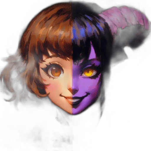 mask, face, crown, creature transparent PNG cut-out
