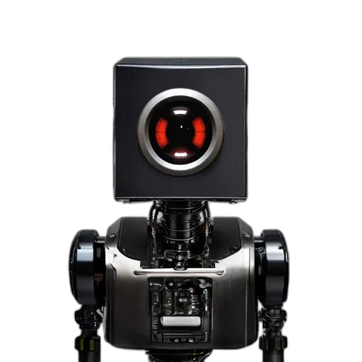robot, staff, face, animal transparent PNG cut-out