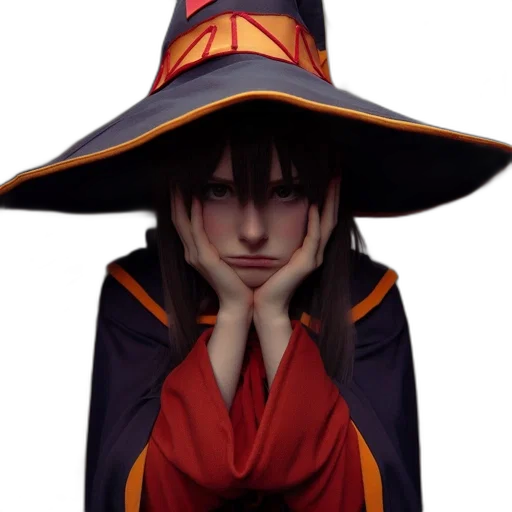 hat, mask, face, staff transparent PNG cut-out