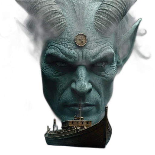 mask, face, creature, crown transparent PNG cut-out