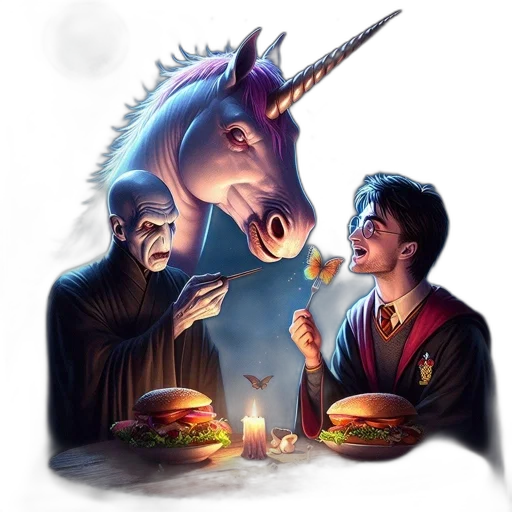 dragon, food, fantasy art, concept art transparent PNG cut-out