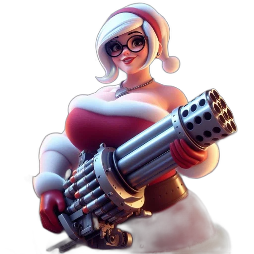 weapon, staff, robot, dress transparent PNG cut-out