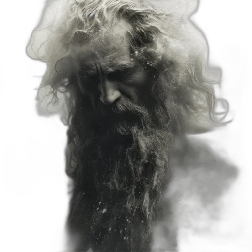 mask, face, hair, creature transparent PNG cut-out