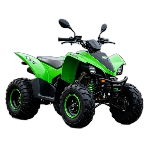3d render, green, 2021, kawasaki transparent PNG cut-out