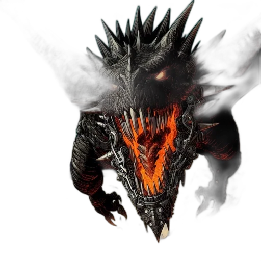 dragon, mask, creature, animal transparent PNG cut-out