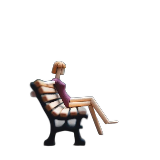 furniture, hair, staff, robot transparent PNG cut-out