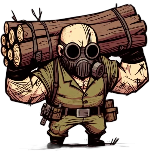 mask, weapon, robot, jacket transparent PNG cut-out
