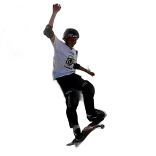 staff, 3d render, skateboarder, wearing transparent PNG cut-out
