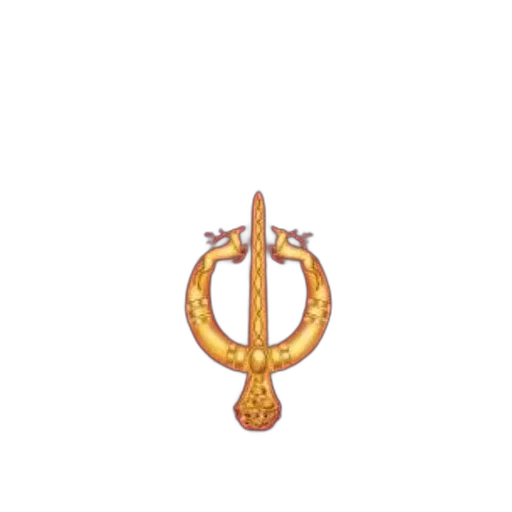 staff, jewelry, crown, sword transparent PNG cut-out