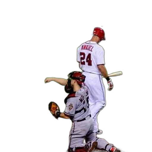 baseball, player, wearing, number transparent PNG cut-out