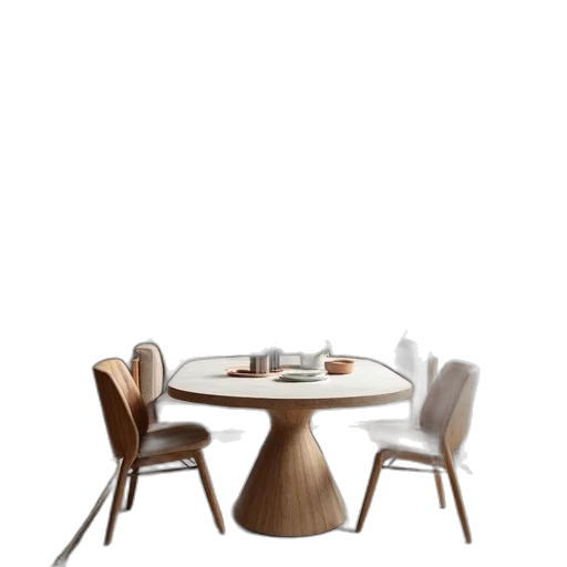 furniture, food, staff, 3d render transparent PNG cut-out