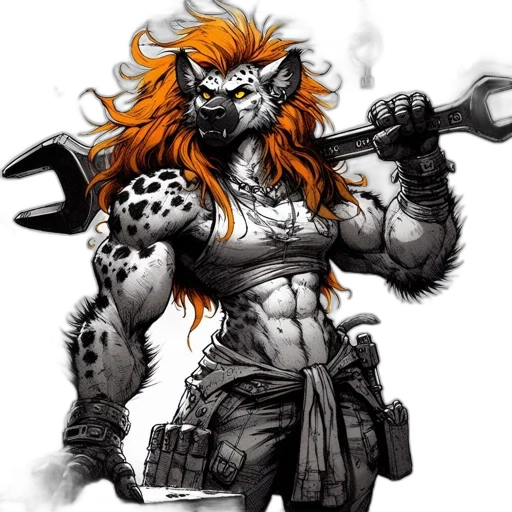 concept art, comic book art, fantasy art, cartoon transparent PNG cut-out