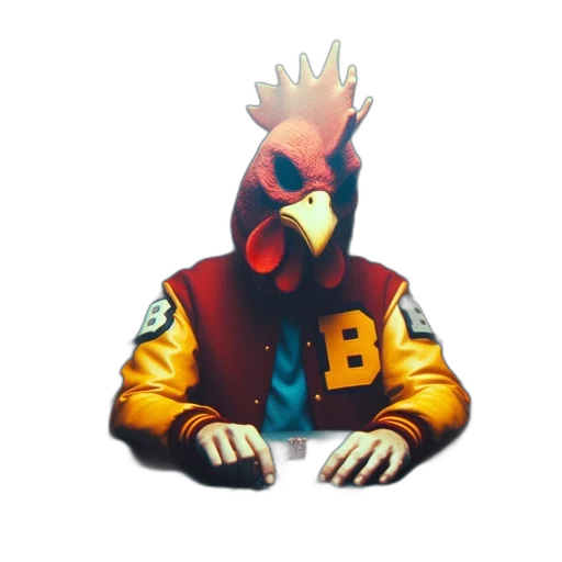 jacket, mask, crown, animal transparent PNG cut-out