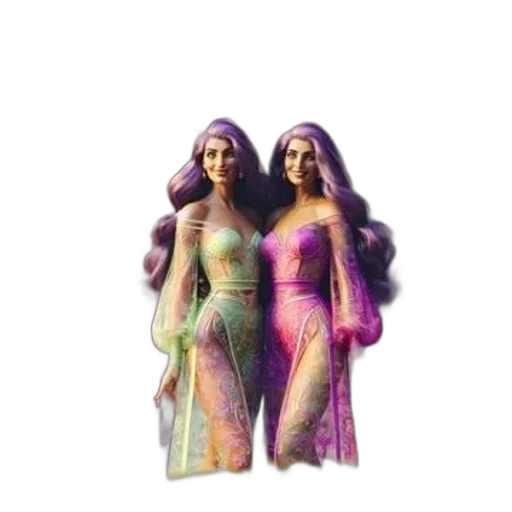 dress, 3d render, concept art, fantasy art transparent PNG cut-out
