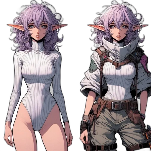 concept art, fantasy art, pixel art, anime transparent PNG cut-out