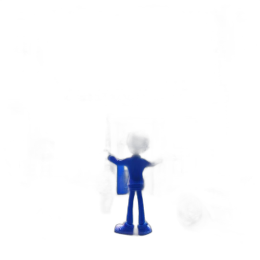 robot, staff, umbrella, hat transparent PNG cut-out