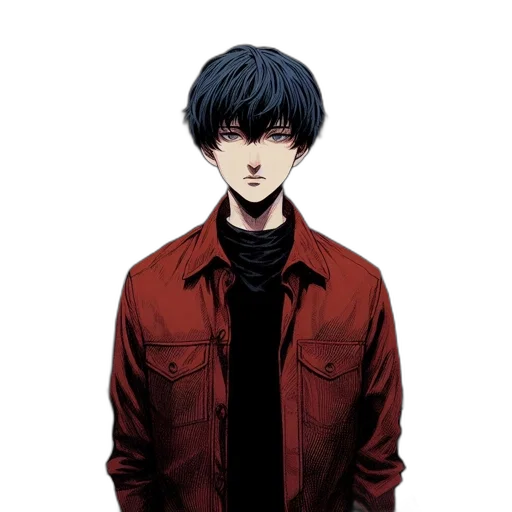 jacket, mask, face, creature transparent PNG cut-out