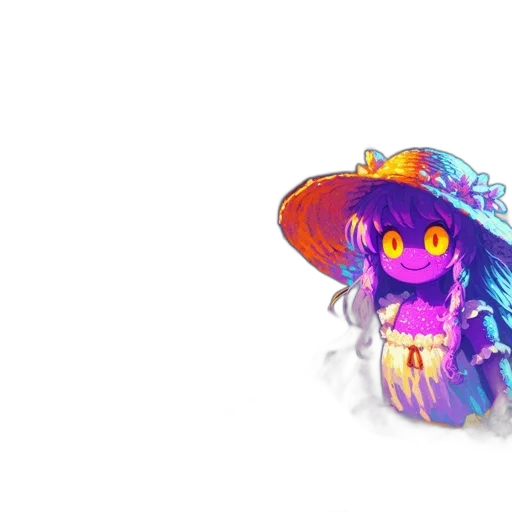 hat, dragon, staff, creature transparent PNG cut-out