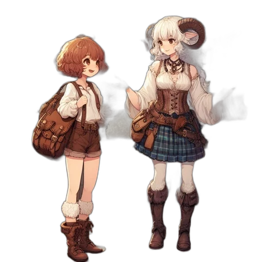 jacket, staff, concept art, pixel art transparent PNG cut-out