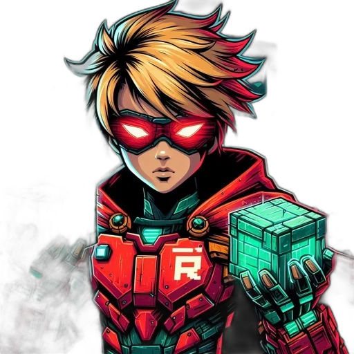 mask, jacket, comic book art, concept art transparent PNG cut-out