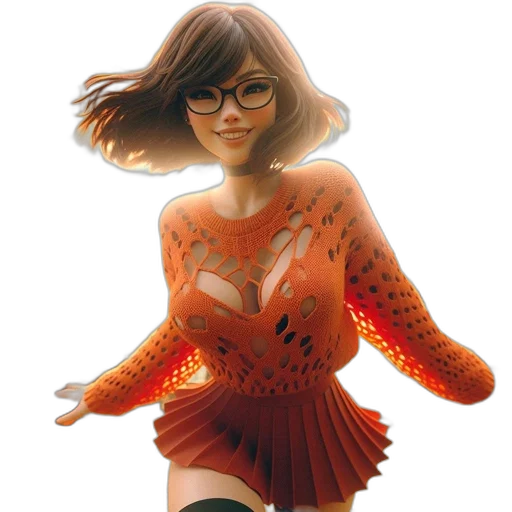 dress, concept art, photorealistic, fantasy art transparent PNG cut-out