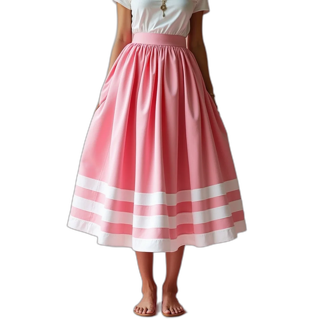 dress, staff, hat, 3d render transparent PNG cut-out