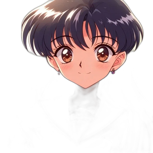 hair, face, staff, creature transparent PNG cut-out