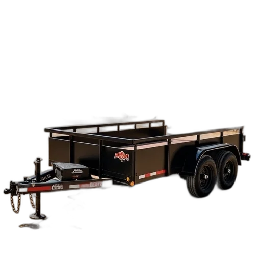 weapon, black, utility, trailer transparent PNG cut-out