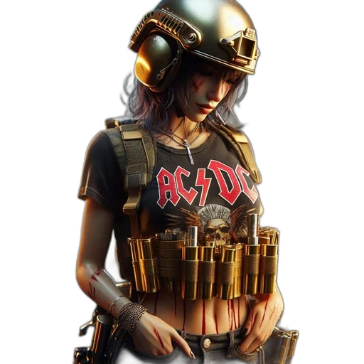 weapon, robot, concept art, cyberpunk transparent PNG cut-out