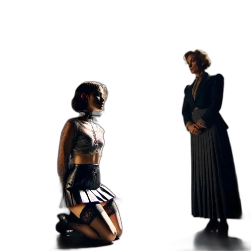 dress, staff, robot, shoes transparent PNG cut-out