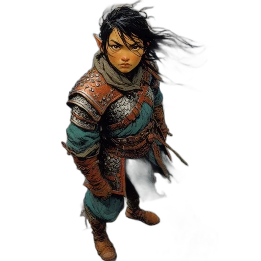 dragon, sword, staff, face transparent PNG cut-out