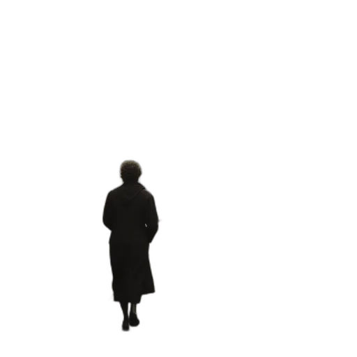 dress, staff, jacket, face transparent PNG cut-out